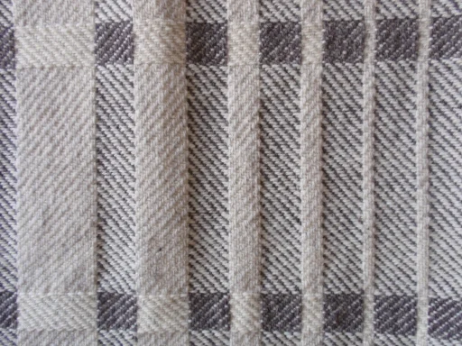alternation des deux orientations diagonales de structure de tissage