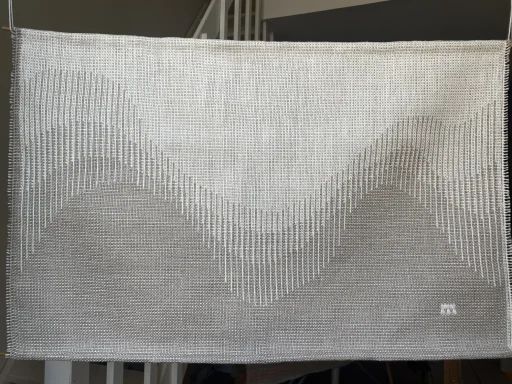 des ondes graduelles de silhouette de montage en couleur de gris et blanc
