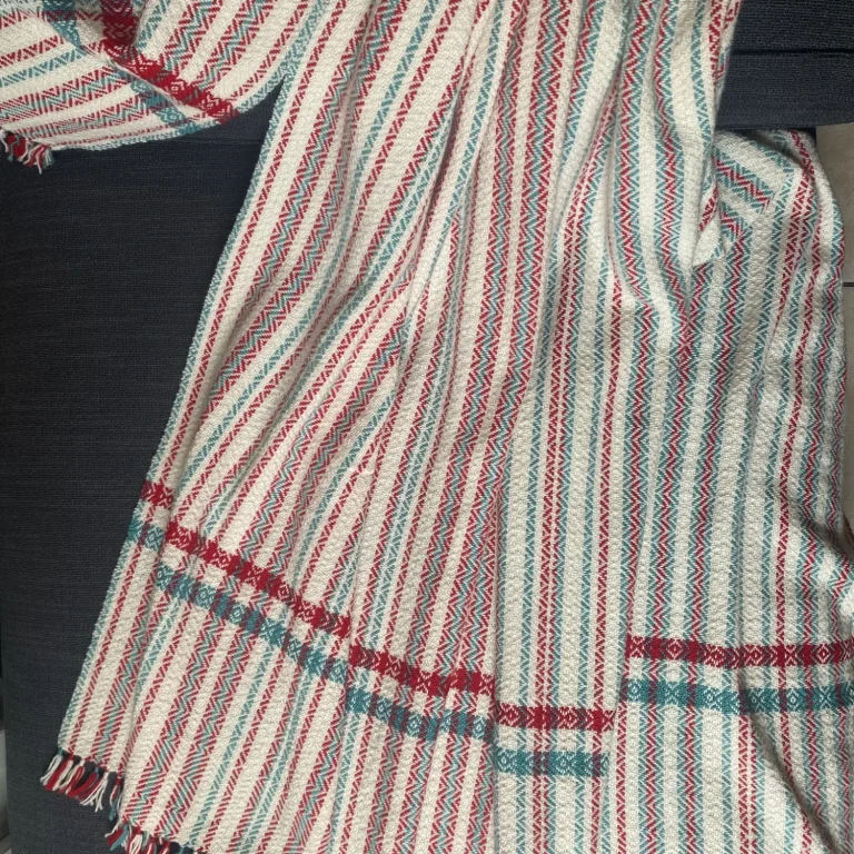 le plaid jeté sur canapé